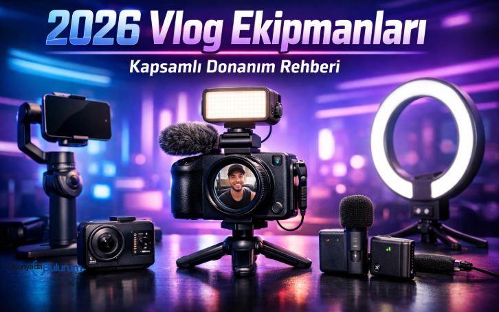 2026 Yılının En Popüler Vlog Ekipmanları: Kapsamlı Donanım Rehberi