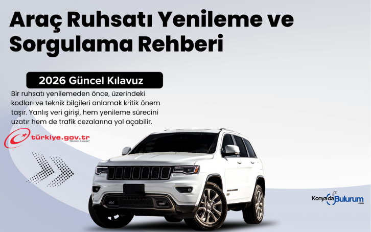 Güncel Araç Ruhsatı Yenileme ve Sorgulama 2026