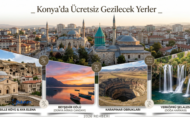 Konya'da Ücretsiz Gezilecek Yerler: Konya'nın Harika Atmosferini Keşfedin