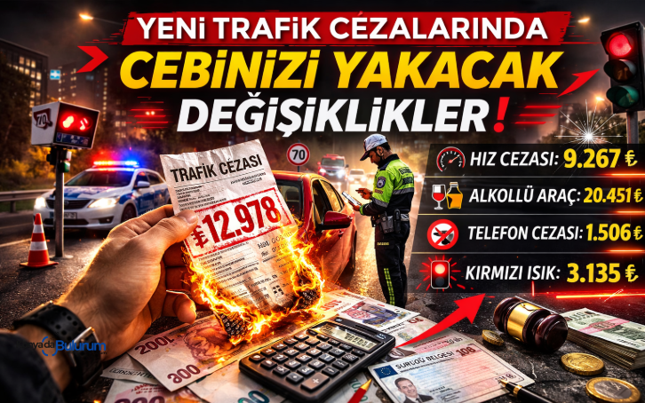 Yeni Trafik Cezalarında Cebinizi Yakacak Değişiklikler