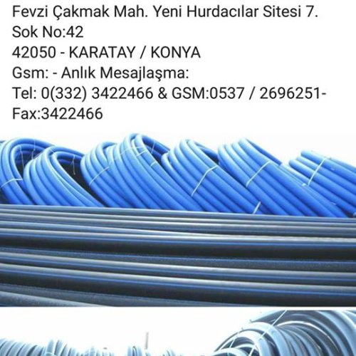 KONYA PLASTİK BORU